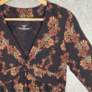 Patagonia W's Winnow Twist Front Organic Cotton Floral Print Dress-Women Medium